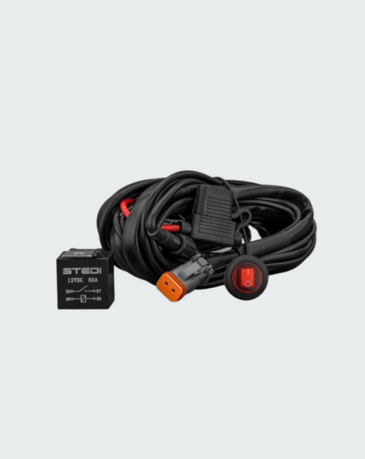 STEDI WIRLED-KIT LED WORK LIGHT WIRING KIT LOOM HARNESS - NOT HIGH BEAM