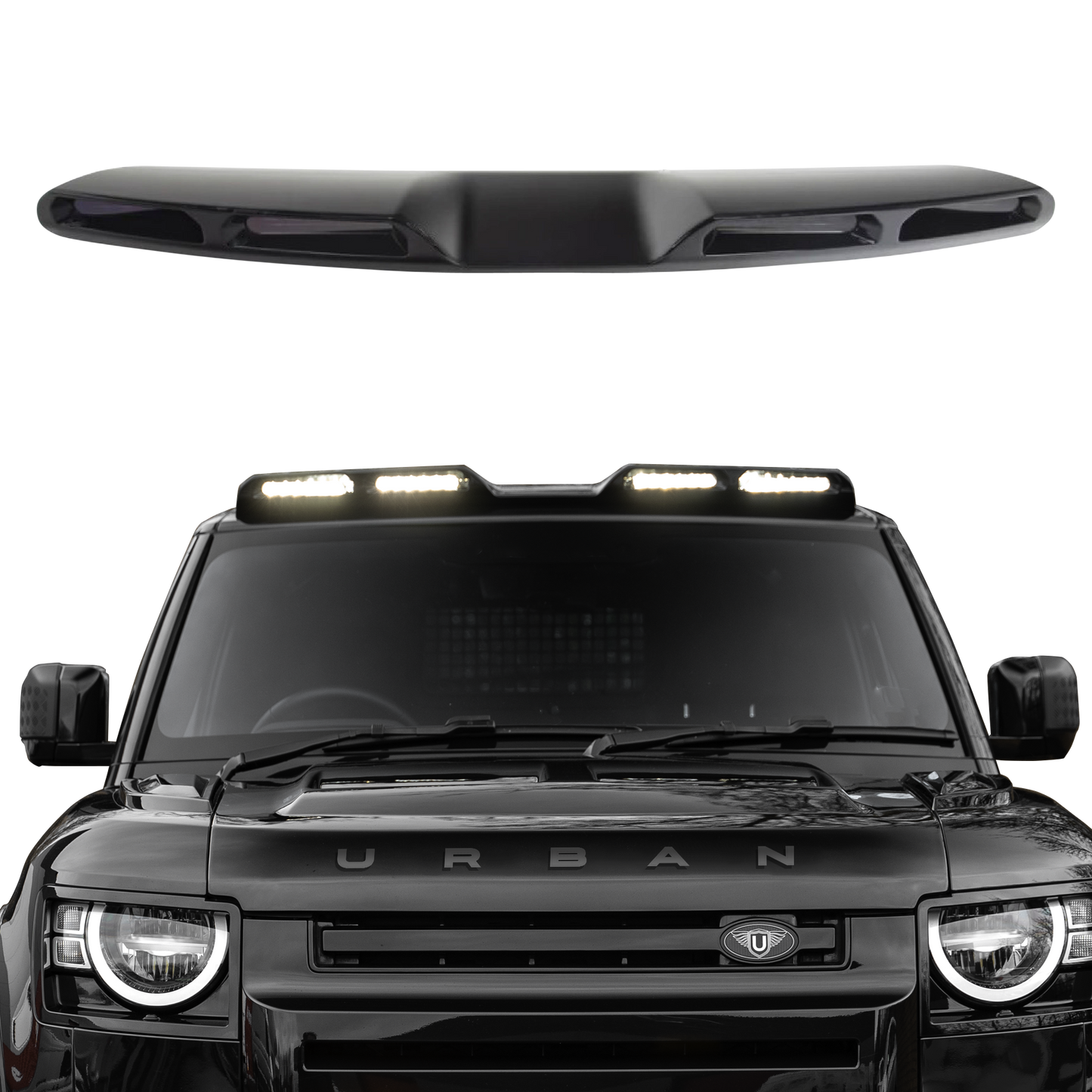 Urban Defender 2020 Light Bar - Glass Black