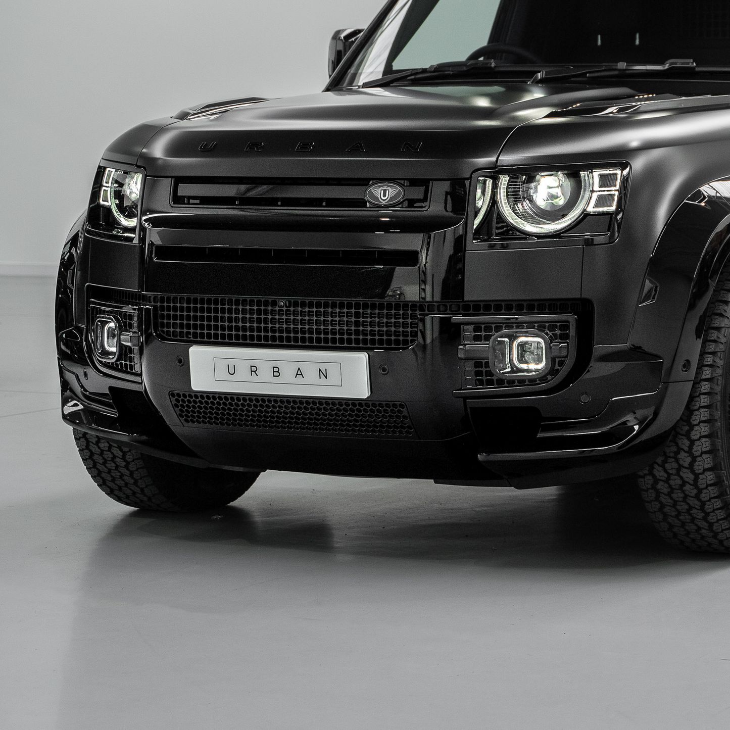 FRONT SQUARE DRL INTAKES - HIGH POWER LED FOR NEW DEFENDER (PAIR)