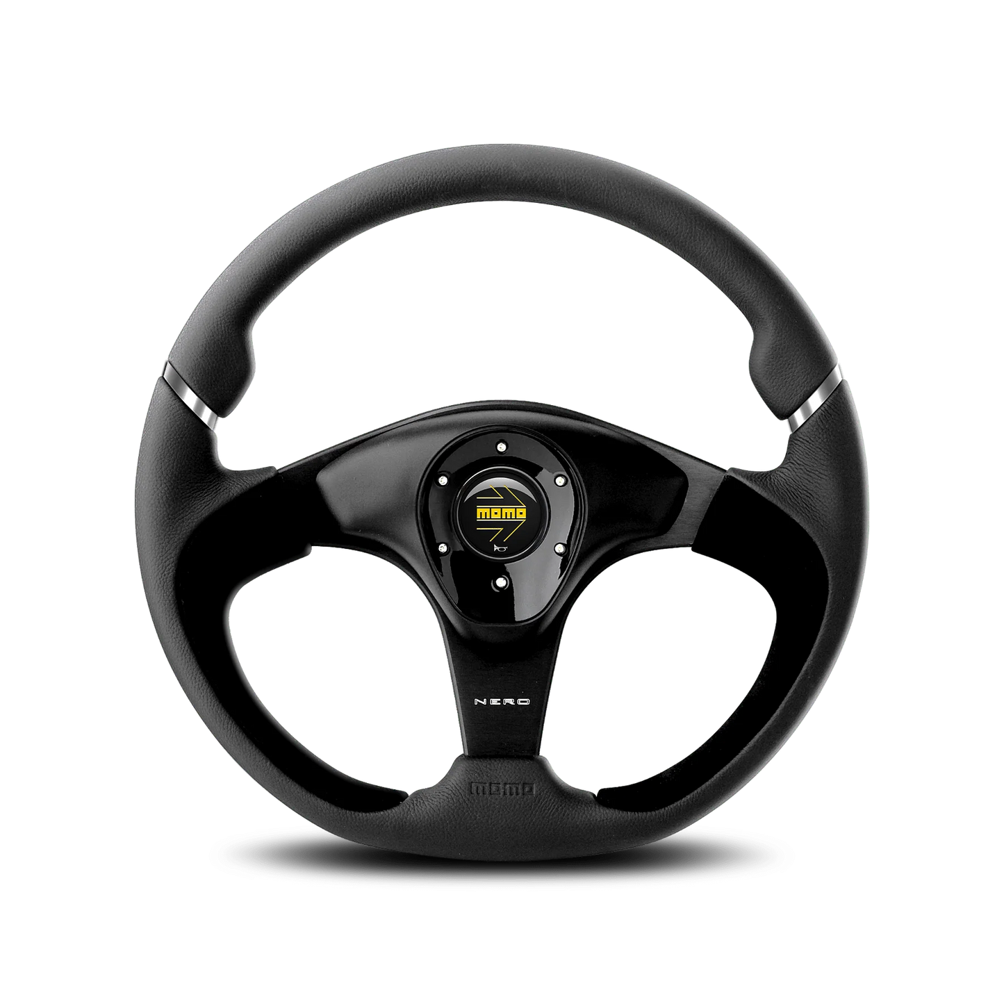 MOMO NERO STEERING WHEEL - 350MM