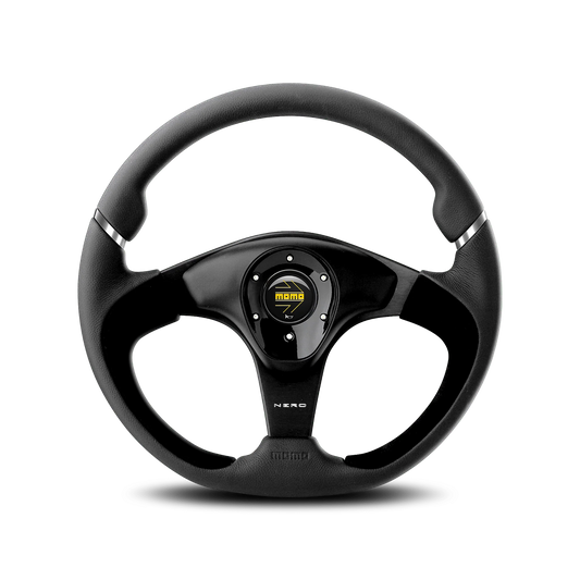 MOMO NERO STEERING WHEEL - 350MM